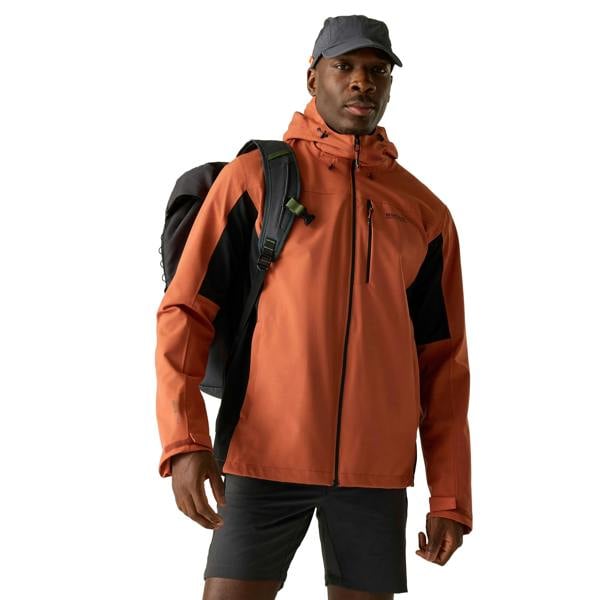 Regatta Mens Birchdale II Waterproof Jacket - Brick/Black - 