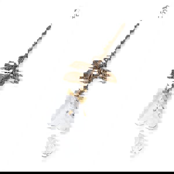 Memorials Direct Metal Rose Keepsake – White