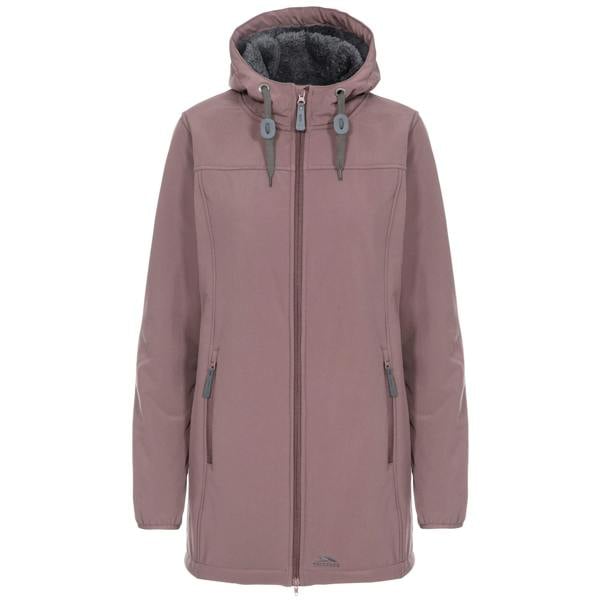 Trespass Womens/Ladies Kristen Longer Length Hooded Waterproof Jacket - Dusty Heather - 