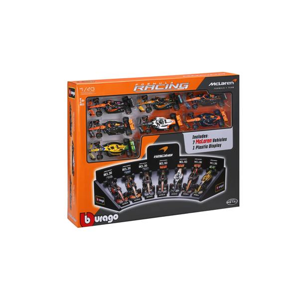 1:43 scale McLaren Deluxe Gift Set With Display Stand