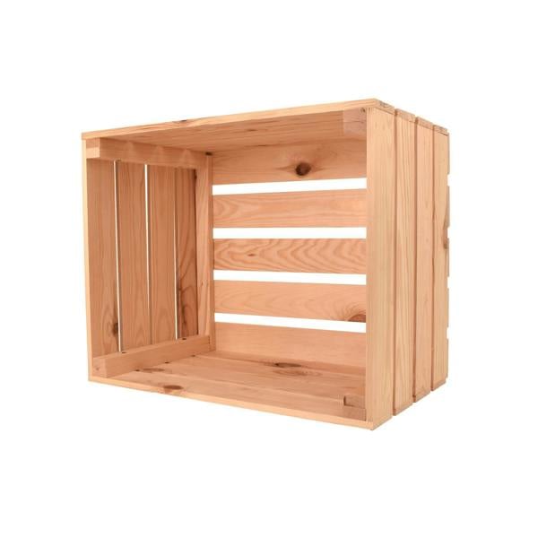 Snowdon Timber Wooden Storage Crate (L) 50cm (W) 40cm (H) 30cm