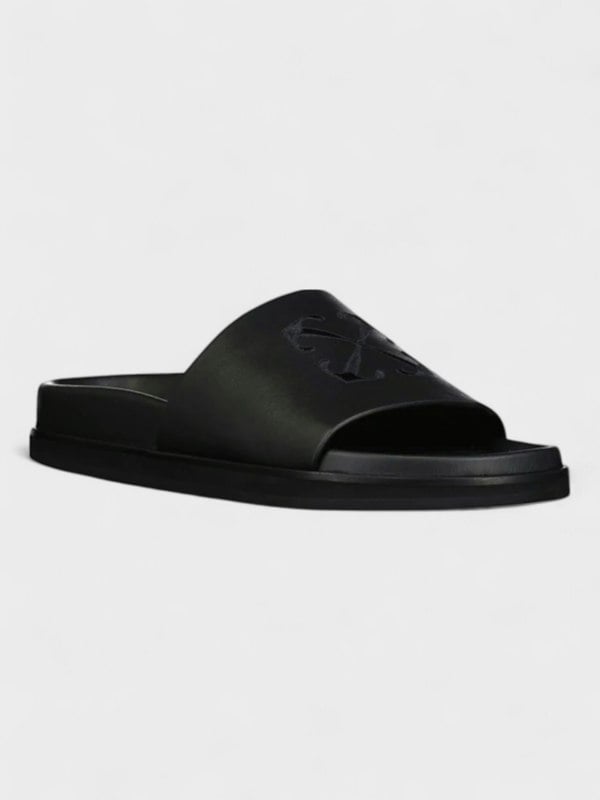 Off-White Arrow Pool Sliders Black