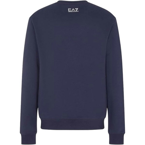 EA7 Large Brand Logo Sweatershirt - Navy Blue