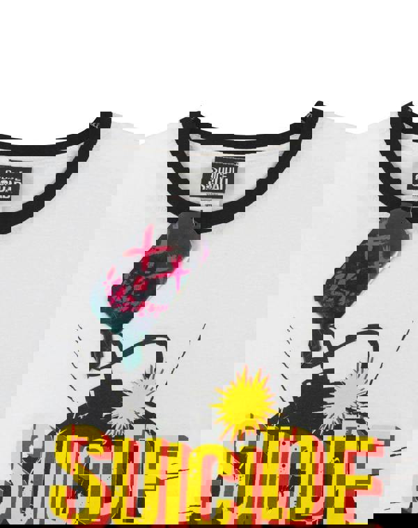 DC Comics Unisex White Logo Short Sleeved T-Shirt