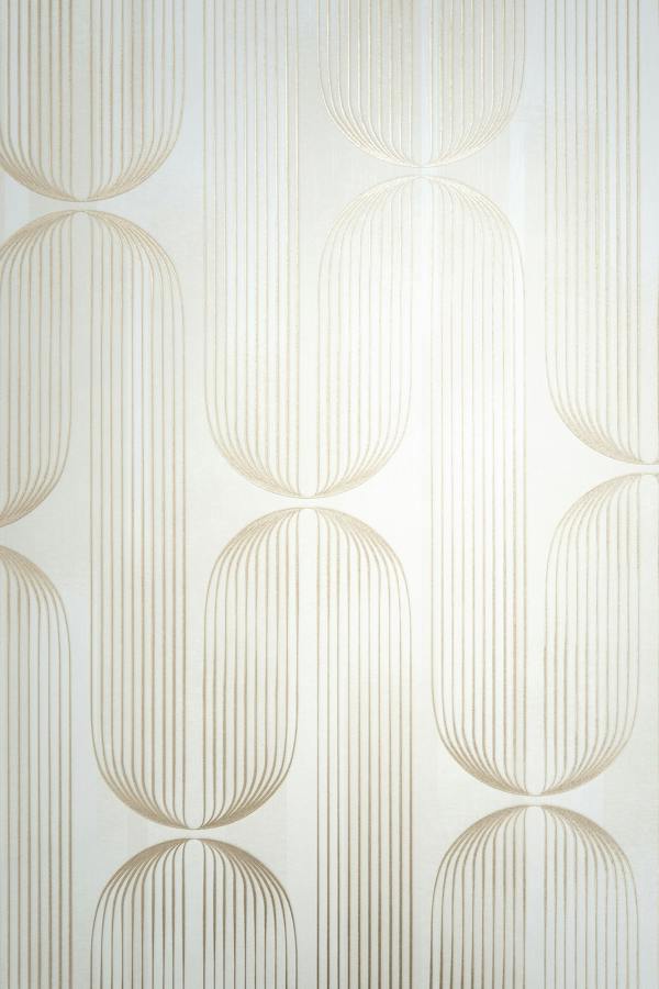 Elle Decoration By Erismann Orbit Lines Geometric Wallpaper
