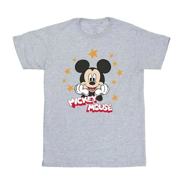 Disney Boys Mickey Mouse Stars T-Shirt - Sports Grey