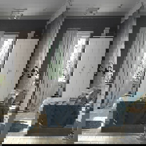 Furniture To Go Space Wardrobe with 3 doors White 1750