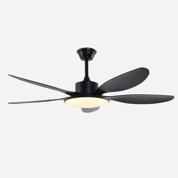 Lightsin Ceiling Fan with Light Low-Noise 5-Blade Fan Light with Adjustable Speeds and Timer Lightsin UK 
