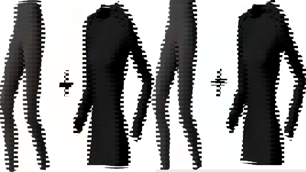 ODLO Women's Active Warm Eco Crew Neck Base Layer COMBO