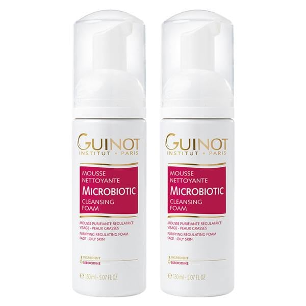 Guinot Mousse Nettoyante Microbiotic Cleanser Duo