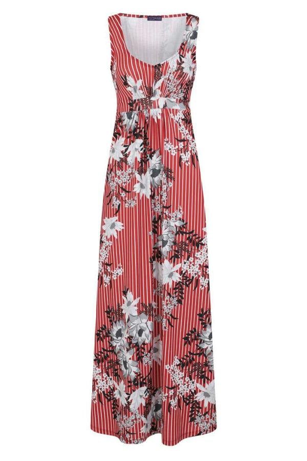HotSquash Sleeveless Empire Line Maxi Dress