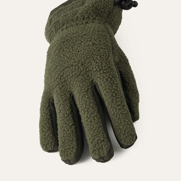 Sealskinz Hoveton Waterproof Sherpa Fleece Glove - Olive