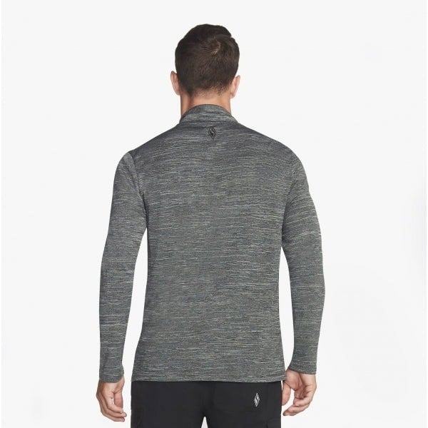 Skechers M2LT96/LTGY ON THE ROAD Mens 1/4 Zip Top Alloy/Bold Black