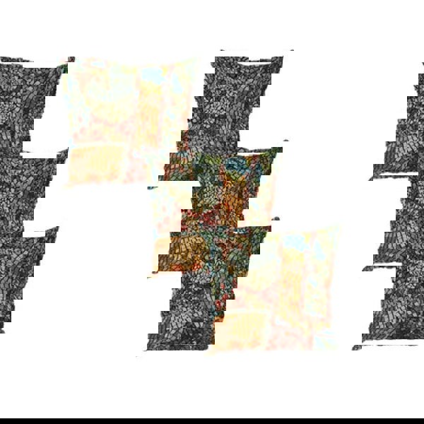 PREMIUM STAINED GLASS FOOTSTOOL | POUFFE FOOTSTOOL TABLE - ISTOOLS