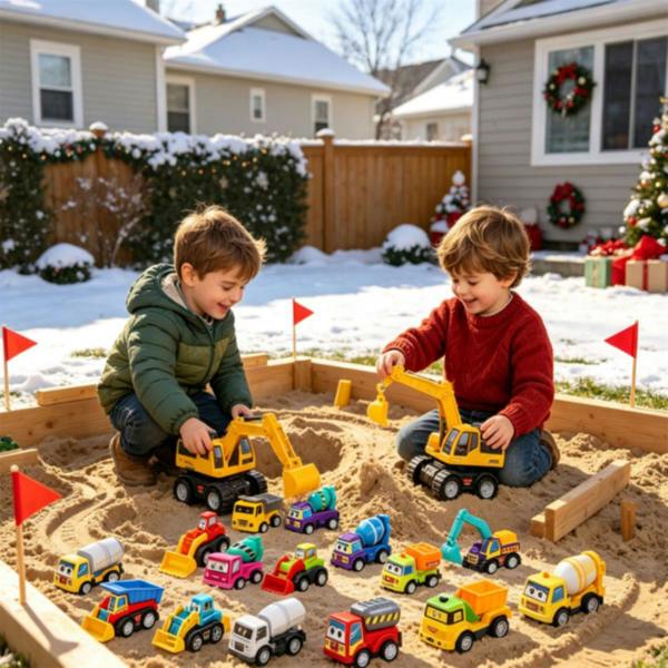 Leaper Construction Pull‑Back Cars Advent Calendar