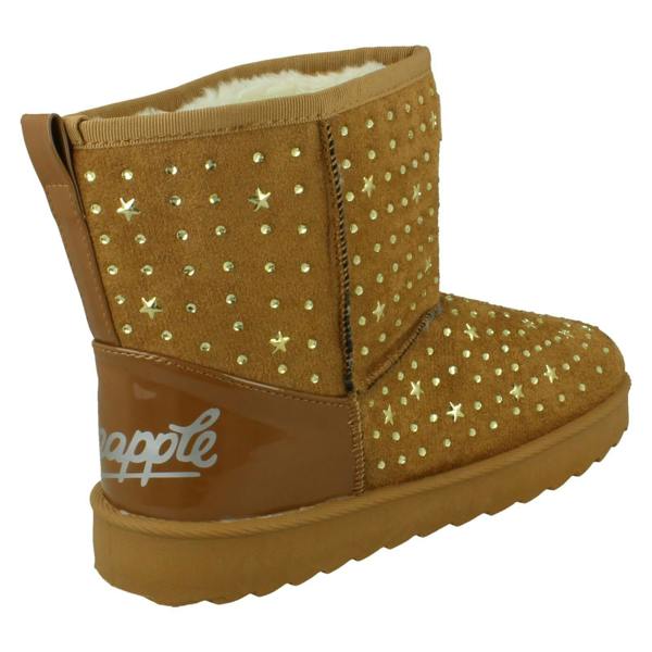 Pineapple Girls Pineapple Boots With Star Detailing H4200