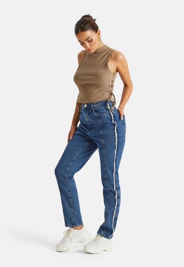 Urban Bliss Fray Seam Detail Wrath Jean