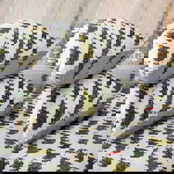 Furn Evergreen Brushed Cotton Duvet Cover Set - Pine Green