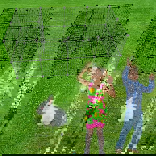 Gr8 Home Large Cat Cage Playpen Enclosure Pet Rabbit Ferret Kennel Metal Wire Crate Box