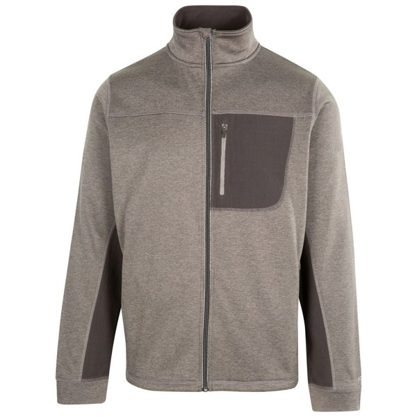 Trespass Mens Radnage Marl AT200 Fleece Jacket - Dark Grey