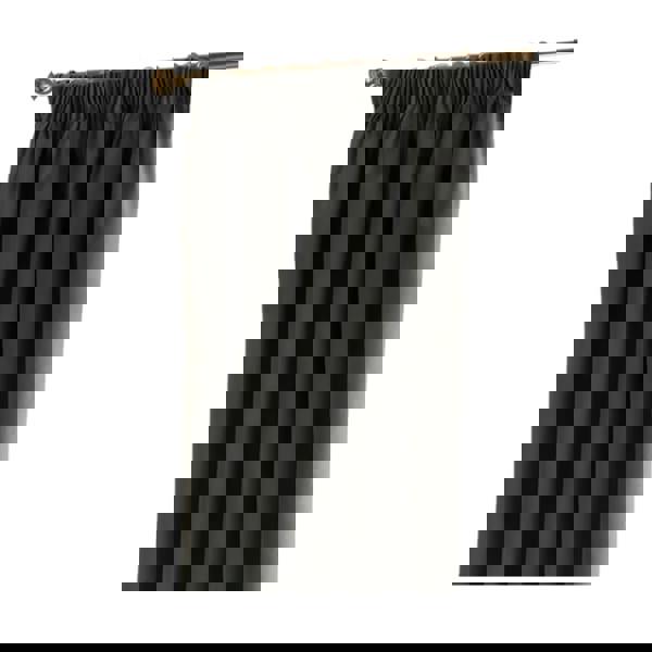 Furn Ultimate Velvet Pencil Pleat Curtains - Charcoal