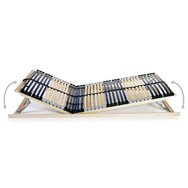 Berkfield Slatted Bed Base with 42 Slats 7 Zones 70x200 cm