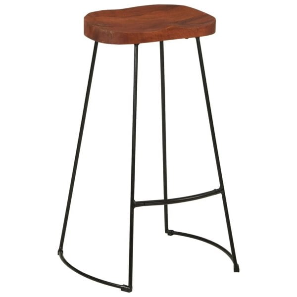 Berkfield Gavin Bar Stools 2 pcs 50x40x78 cm Solid Wood Mango