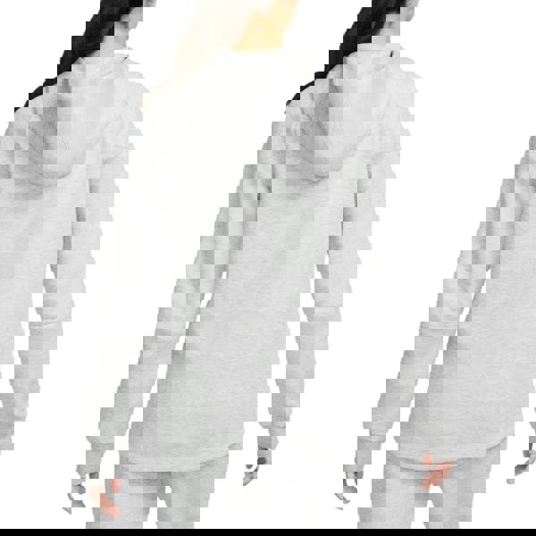 Nike Womens/Ladies Plain Full Zip Hoodie - Grey - 