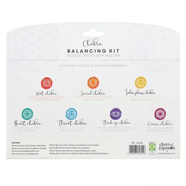 Serano Chakra Incense Balancing Kit