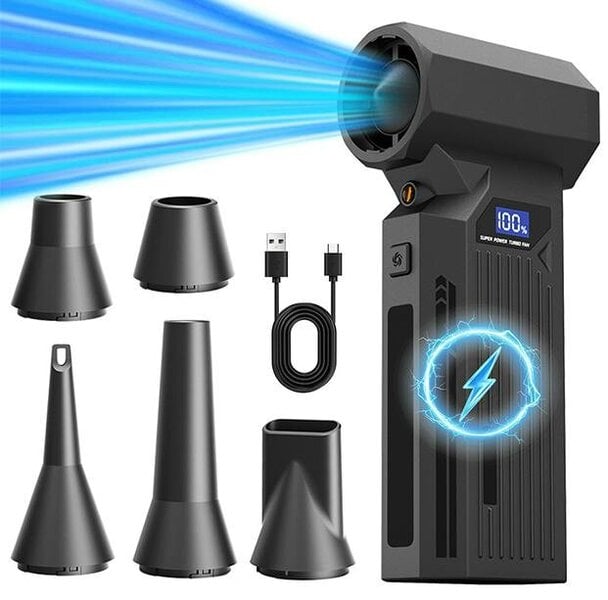 Havendro Super Powered Mini Turbo Jet Fan Air Blower Vacuum Powered Dry Cleaner Duster