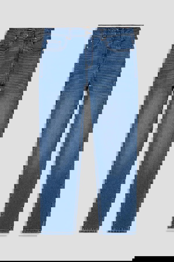 ENORSIA Mens Relaxed Straight Fit Jeans