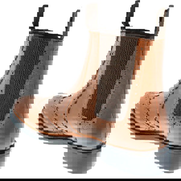 Frank James Benchgrade Ludlow Leather Sole Welted Chelsea Brogue Dealer Boots