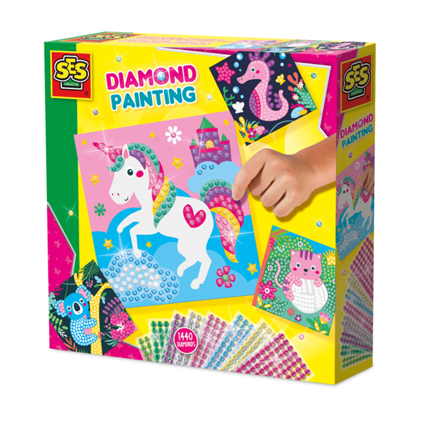 SES Creative Diamond painting - Happy animals