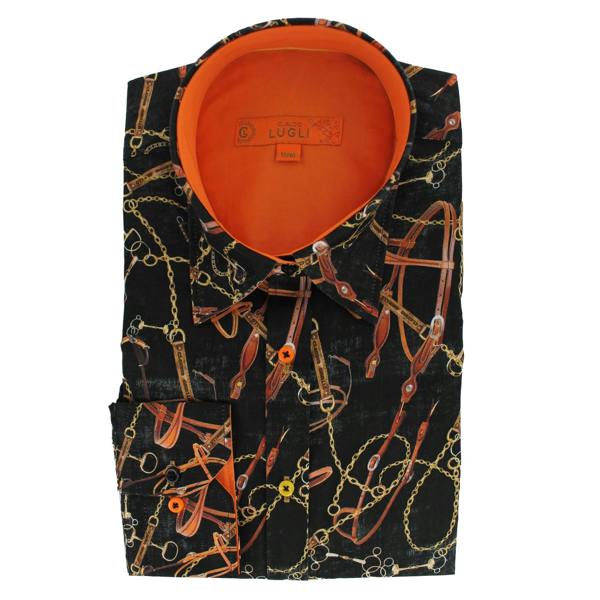 SNAFFLE WOMENS PRINT SHIRT – Premium Men's Patterned Shirt by Claudio Lugli | Bold Design, Tailored Fit, Best Printed Shirts