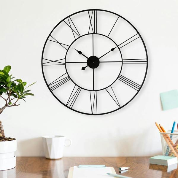 WALPLUS WC2140 - Slim Iron Wall Clock - 56 cm / 22 in