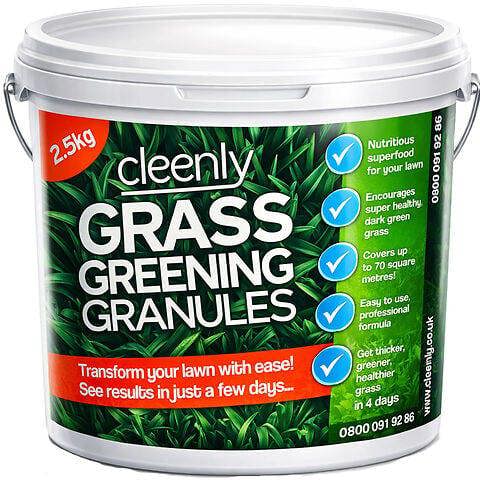 ProKleen Cleenly Grass Greening Granules Lawn Fertiliser - Superfood to Make Grass Greener, Stronger & Healthier 2.5kg