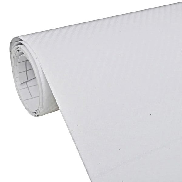 Berkfield Car Films 2 pcs 3D White 100x150 cm