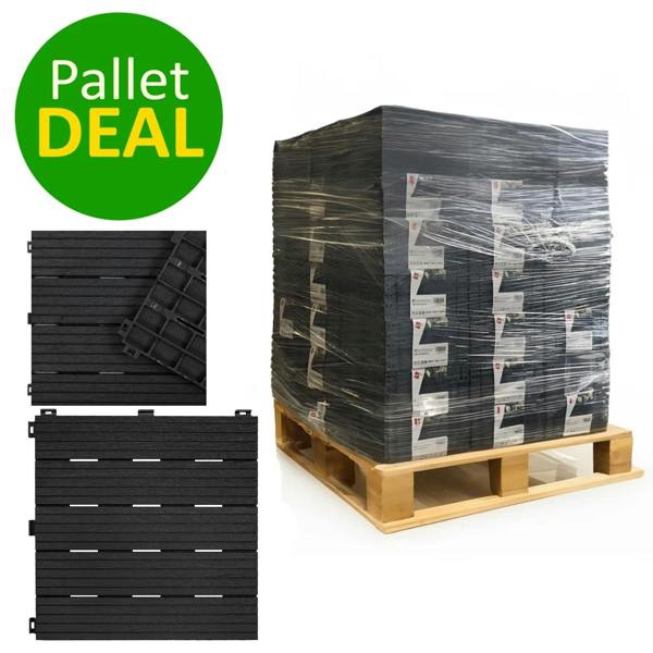 Nicoman Pallet Offer - Cosmo Garden Patio Cosmopolitan Decking Tiles - 630pcs
