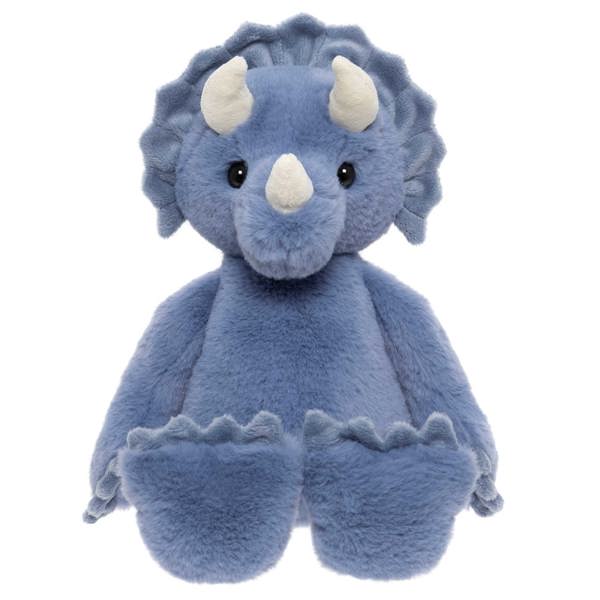 Charlie Bears Troy Triceratops Denim Blue L