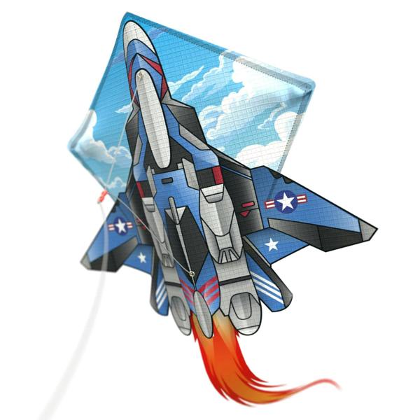 Brookite Plane Pop Up Shaped Kite