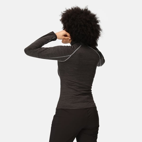 Regatta Yonder Half Zip Women's Quick Drying Running Fleece Top - Black