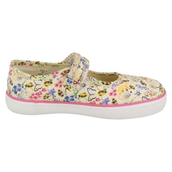 Start-rite Girls Startrite Summer Canvas Shoes Blossom Bees