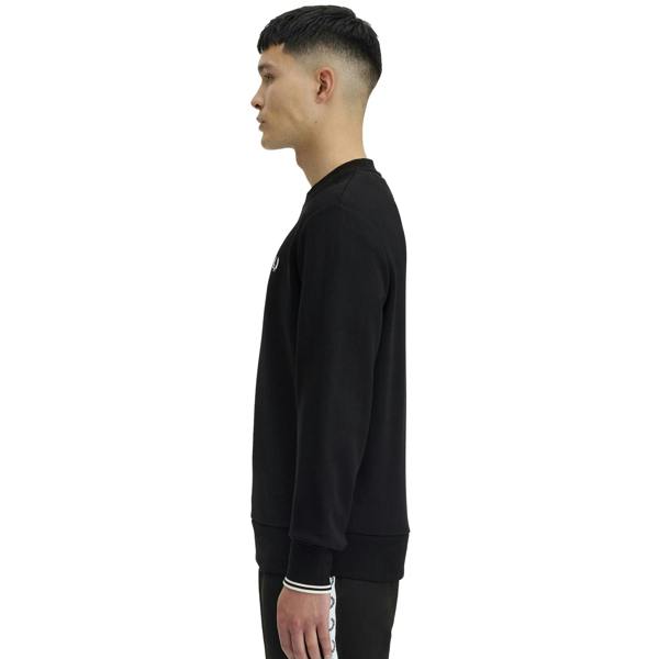Fred Perry Crew Neck Sweatshirt Black