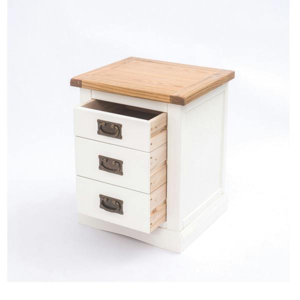 Cabinet Bits Cosenza 3 Drawer Bedside Table