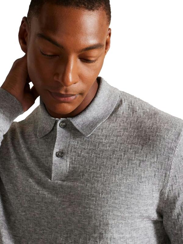 TB_POLO_MORAR Copy of Ted Baker | Mens Knitted Polo Shirt - Morar TED BAKER RAWDENIM