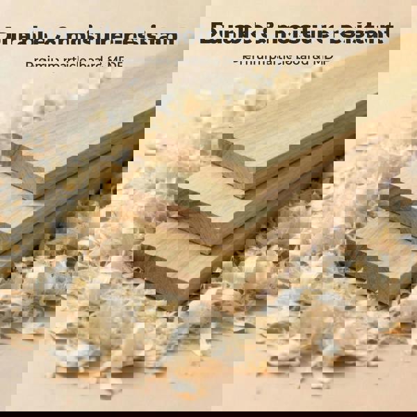 Levede Floor Bathroom Storage Cabinet Handleless Wood Floor Shelf Unit Cupboard