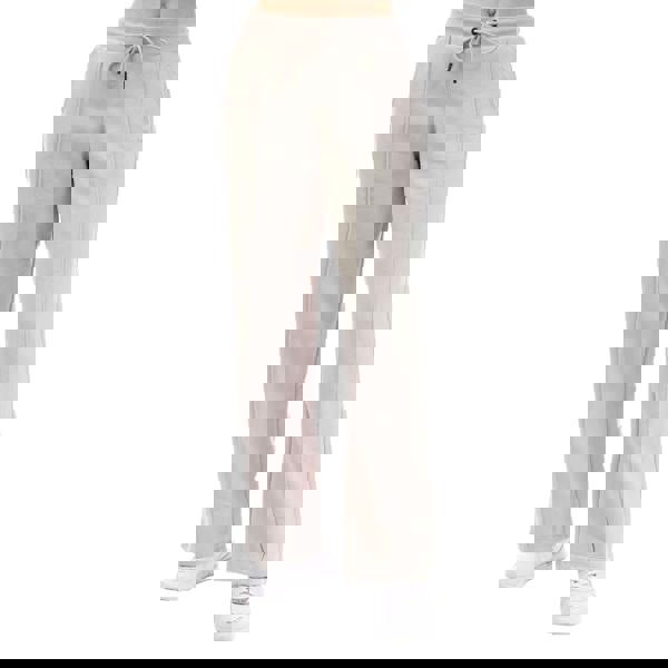 DKNY Womens/Ladies Embellished Logo Trousers - Beige - 