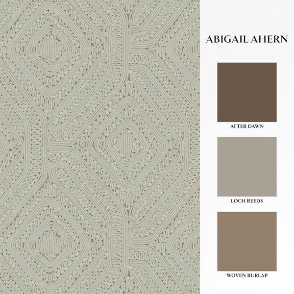 Abigail Ahern Artisan Weave Wallpaper | Cream