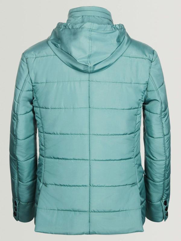 Puffer Suit Jacket - Green