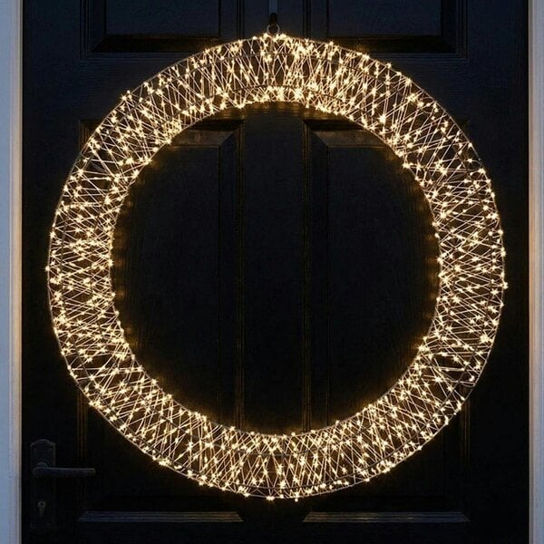 Garden Greatness LED Flat Back Decorative Wreath
